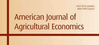 The American Journal of Agricultural Economics
